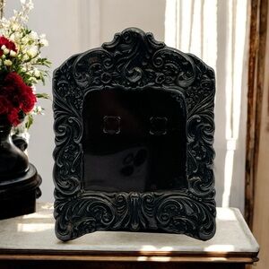 Vintage Baroque by Wallace Flower Scroll Miniature Photo Picture Frame 2.5” x 3”
